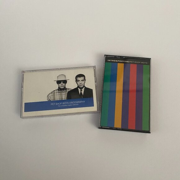 vintage pet shop boys complete singles collection introspective cassettes - Picture 1 of 5